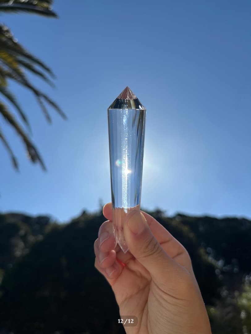 プレミアムクオリティ【水晶　ロッククリスタル】ヴォーゲルワンド クリスタル