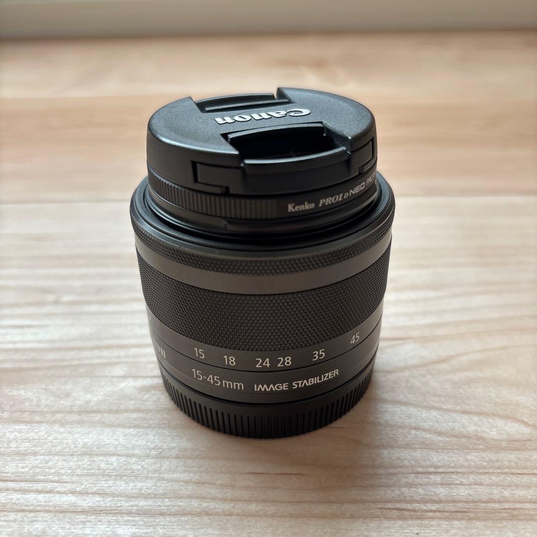 美品　cannon eos m3 単焦点・望遠レンズ・バックセット