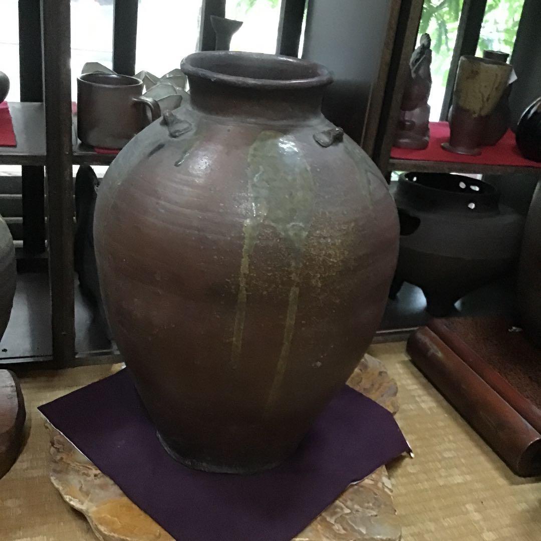 古越前焼三耳付大壺只今年末年始大売り出しです❣️