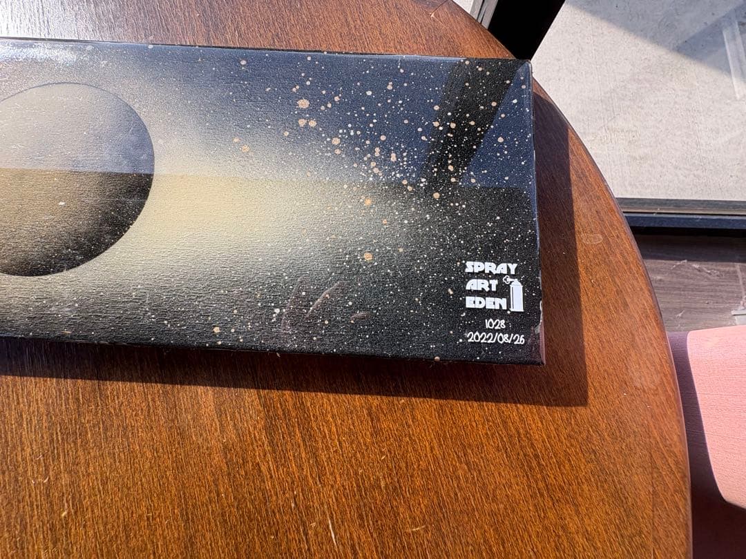 ☆激レア☆ スプレーアートエデン レジンアート原画 宇宙