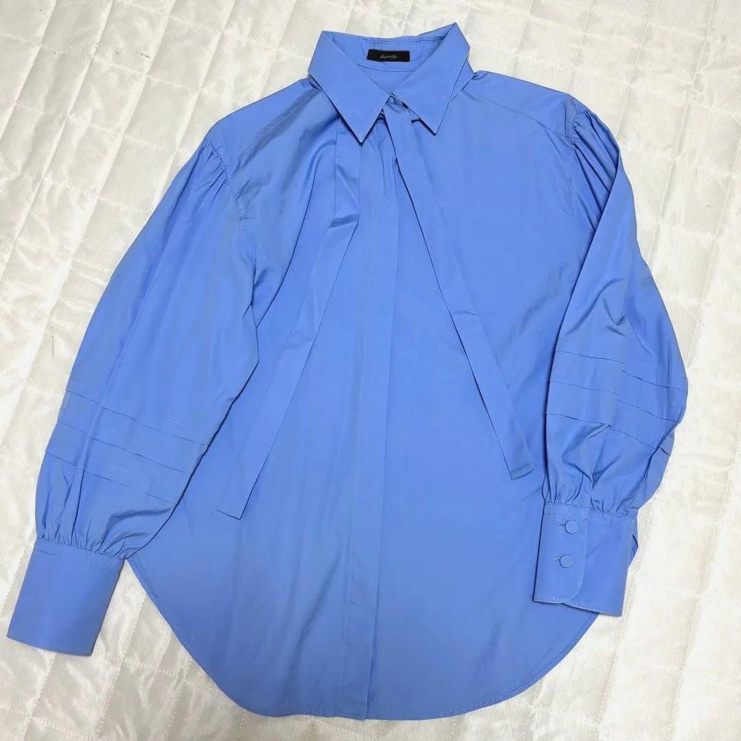 【美品】アルアバイル　レイヤードタックスリーブシャツ・タック・タイ ・23SS