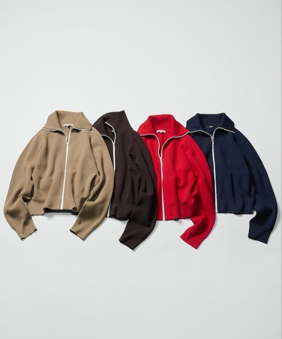 ヒ*ル様 UNIQLO C ミラノリブフルジップカーディガン XXL