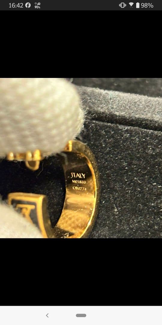 人気モデル Louis vuitton ピアス・ナノグラム エナメル 片耳