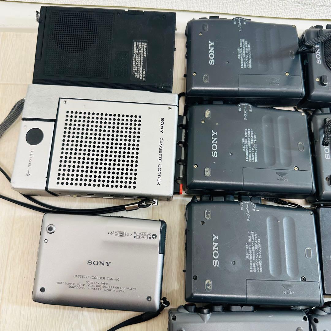 ジャンク　SONY ソニー　カセットレコーダー　まとめ　14台
