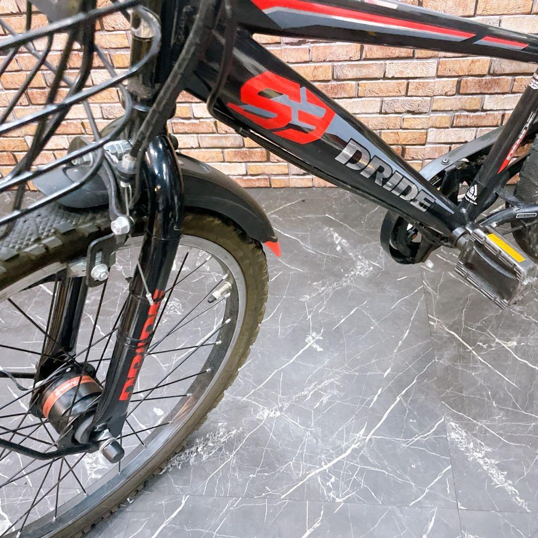 【36】子供用自転車 子供車 DRIDE ブラック 22インチ