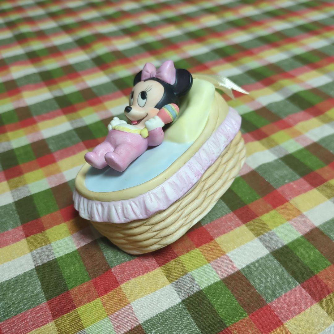 レア　美品　ディズニー　ベビーミニー　ゆりかごオルゴール