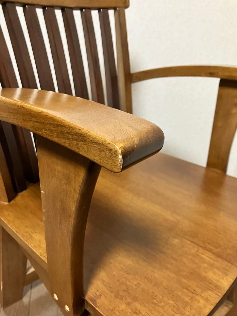 ダイニングチェア サカイ工芸 ウィンザーチェア 天然木 回転椅子 ヴィンテージ