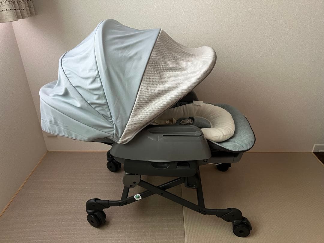 【美品】コンビ 手動スウィング ネムリラ BEDi Long シェル EG