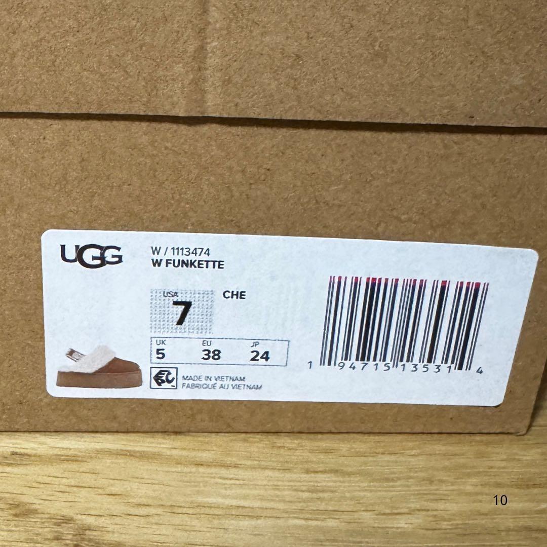 ラスト1点‼︎最終値下げ 新品 未使用 UGG ファンケット 24cm サンダル