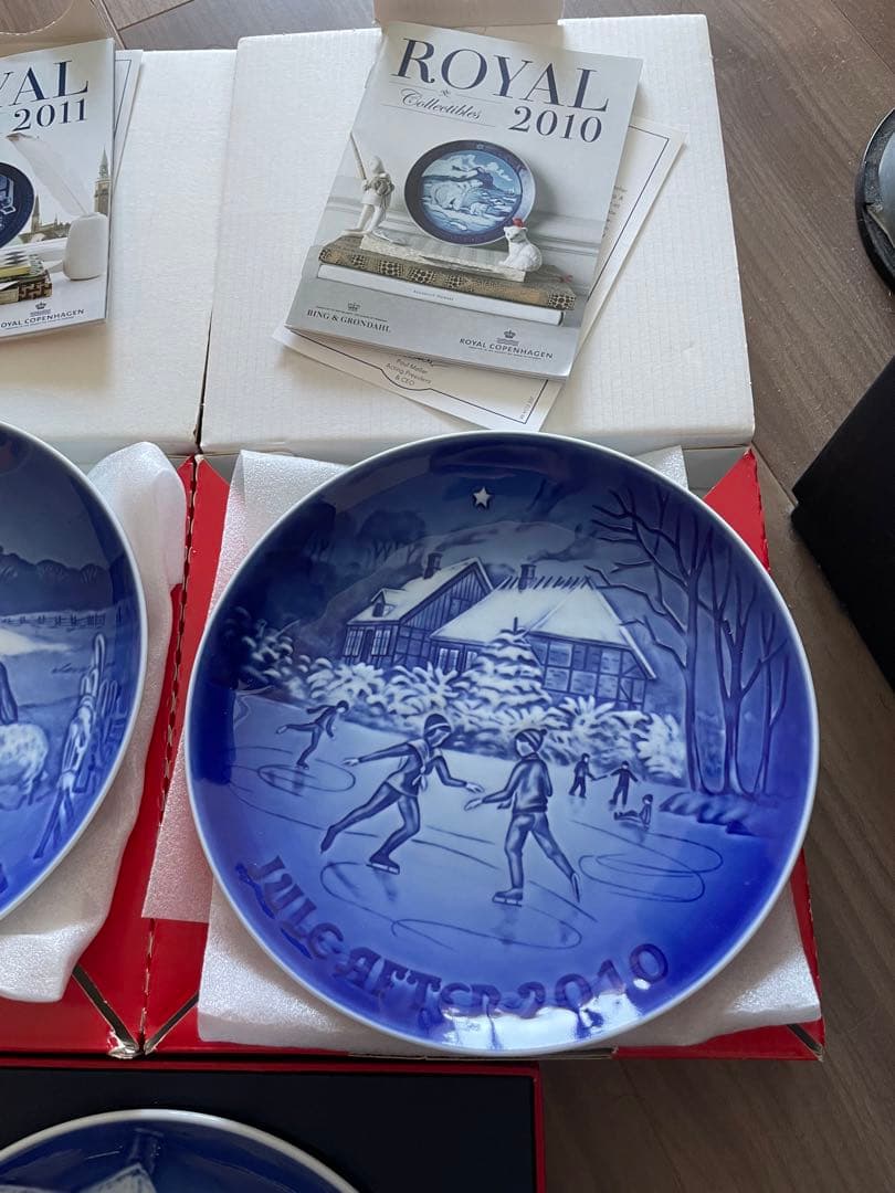 Bing & Grøndahl クリスマスプレート 2010-2016年 7枚