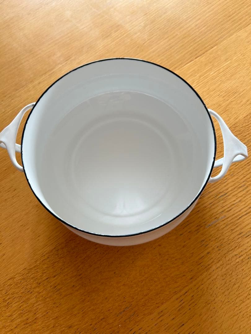 ゆーちゃん【DANSK】ホーロー鍋　白