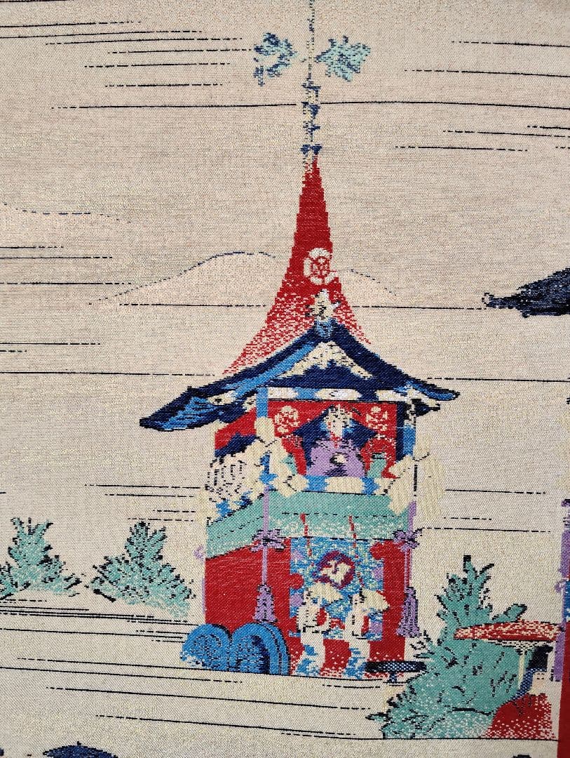 タペストリー　瀧村美術織物　「祇園祭」