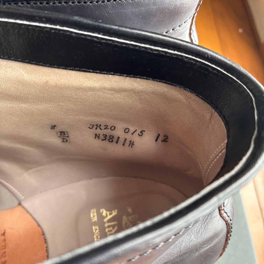 値下げAlden オールデンタンカーブーツクロムエクセルレザーN3811H 8D