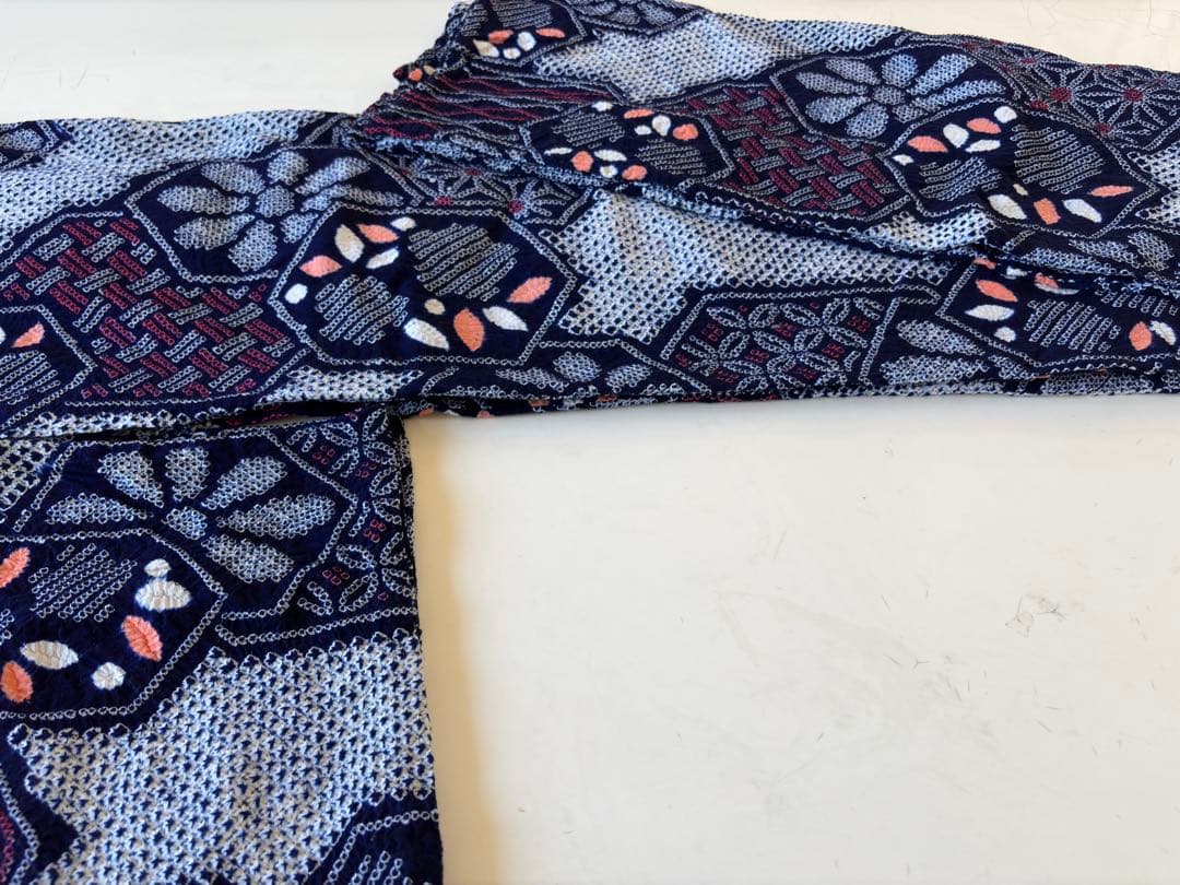 有松絞り　浴衣　身丈159㎝