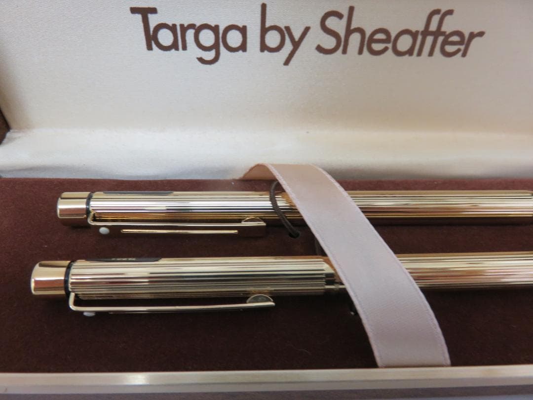 Sheaffer Targa ボールペン シャープペン セット 23Kメッキ