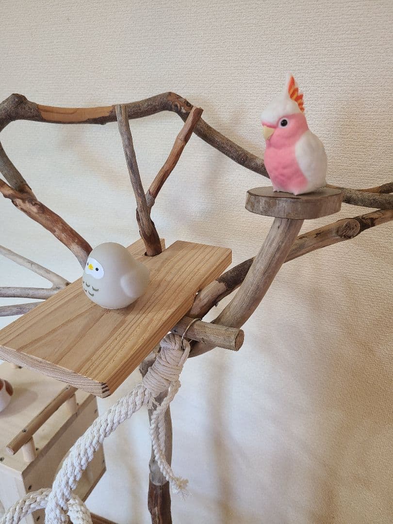 ⑥もちこオーダーページ　バードアスレチック流木　ハンドメイド