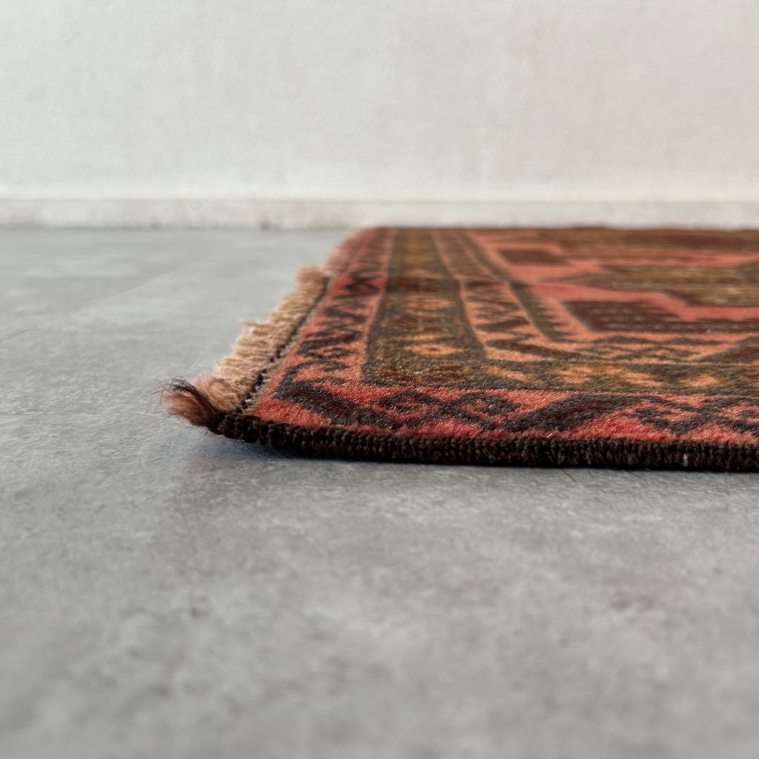 【1980's vintage】 バルーチ族作 139cm × 85cm ラグ