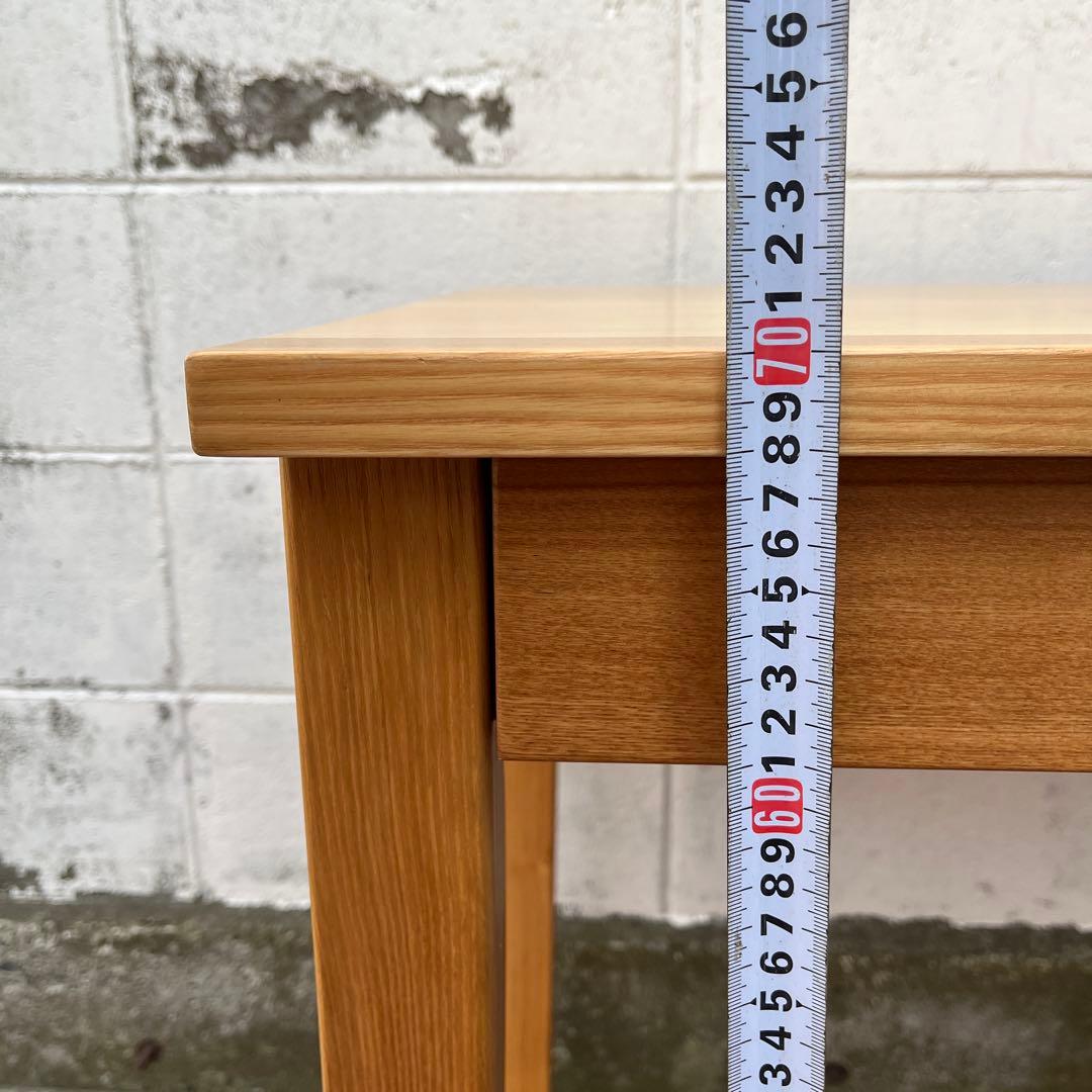 無印良品 MUJI ◾️タモ材 引き出し2杯 木製デスク 机 無垢材 木製家具