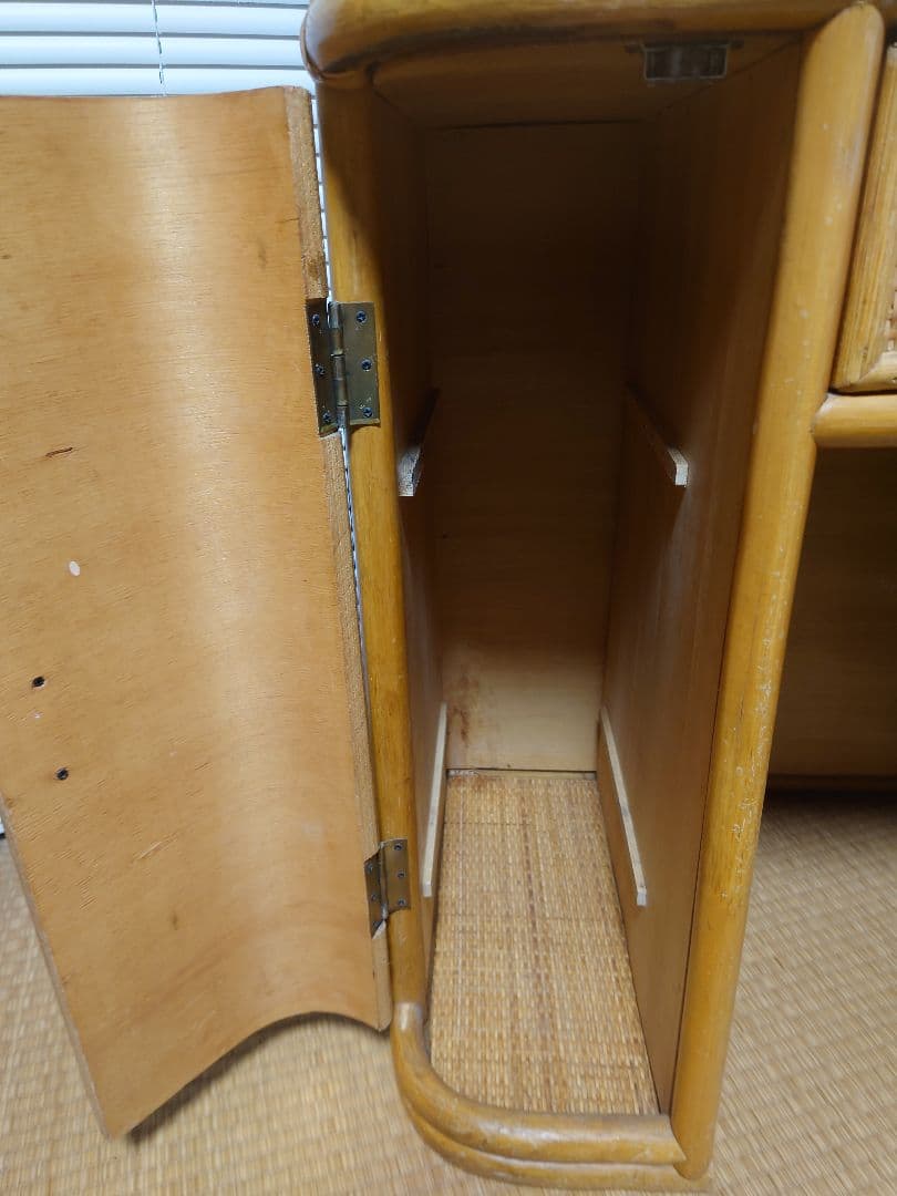 ラタン ドレッサー 鏡台