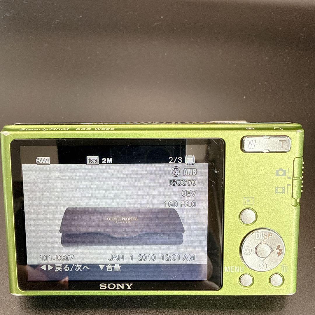 SONY Cyber-shot DSC-W320 グリーン 14.1メガピクセル