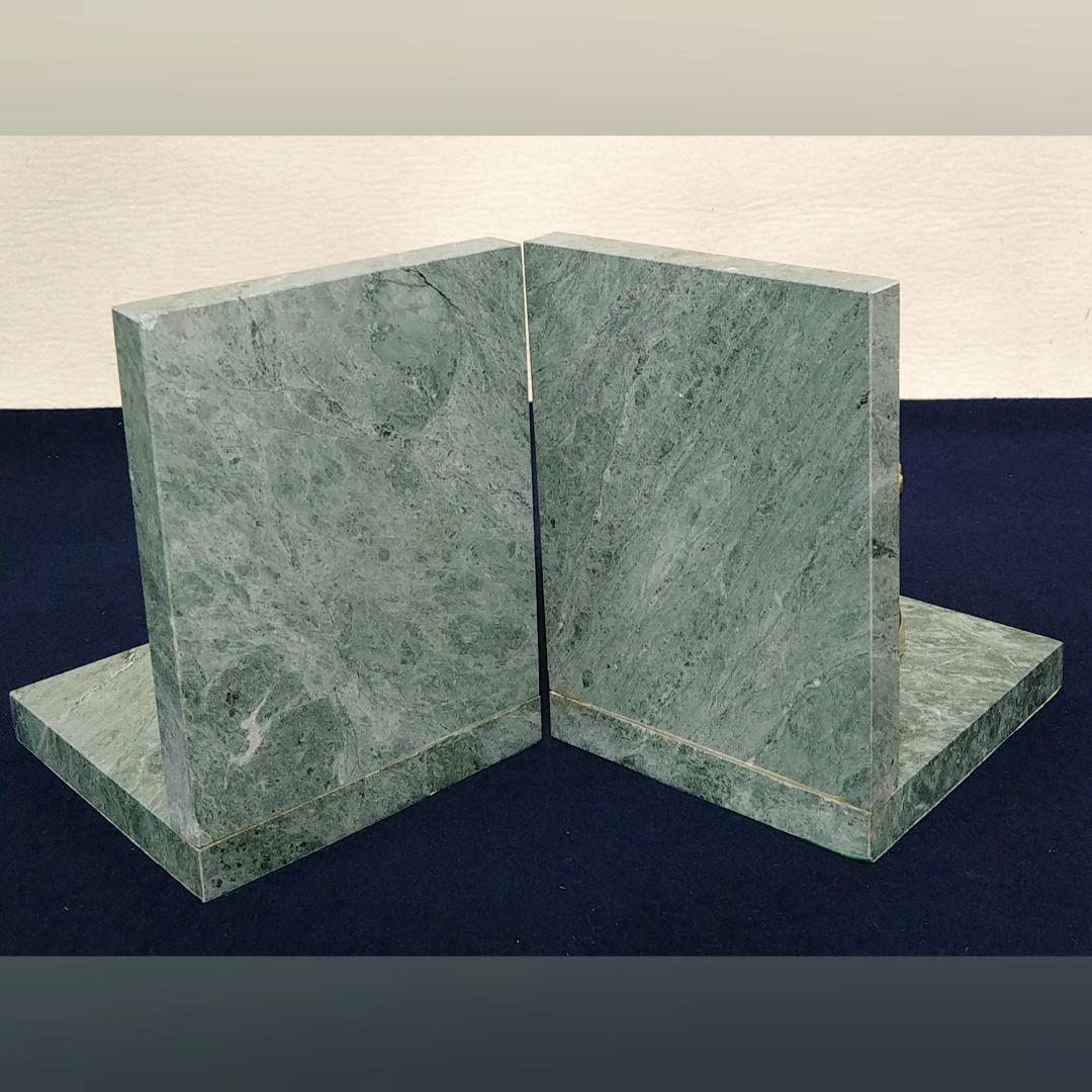 A959 ブックエンド Taiwan製 大理石 みかげ石 アニマル 2.5kg