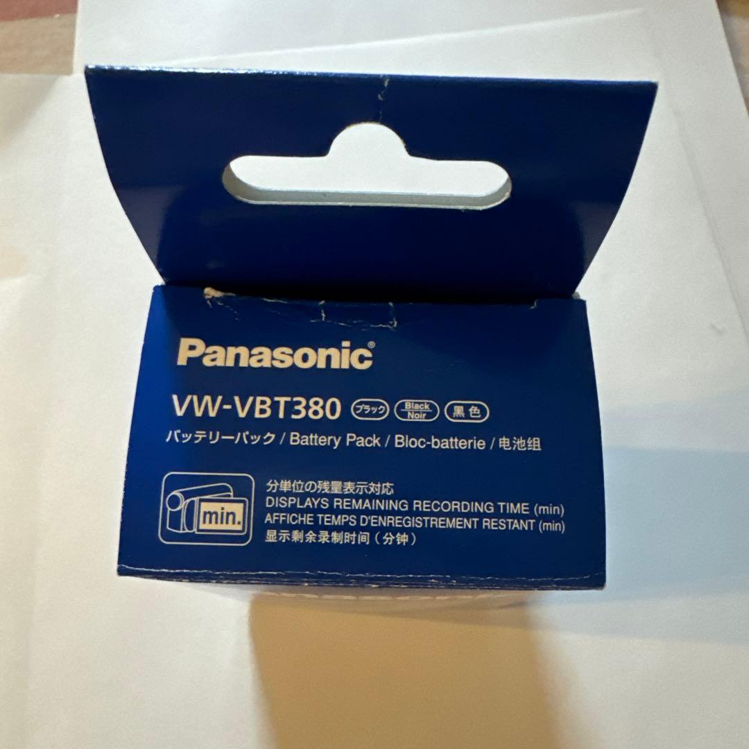 Panasonic VW-VBT380 バッテリーパック 3830mAh