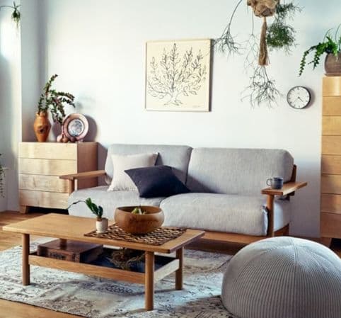 無印良品　IDEE イデー プーフ PUUF グレー GRAY