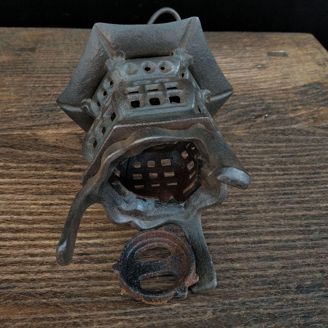 鉄 細工 提灯 鉄器 装飾品 工芸品 美術品 置物