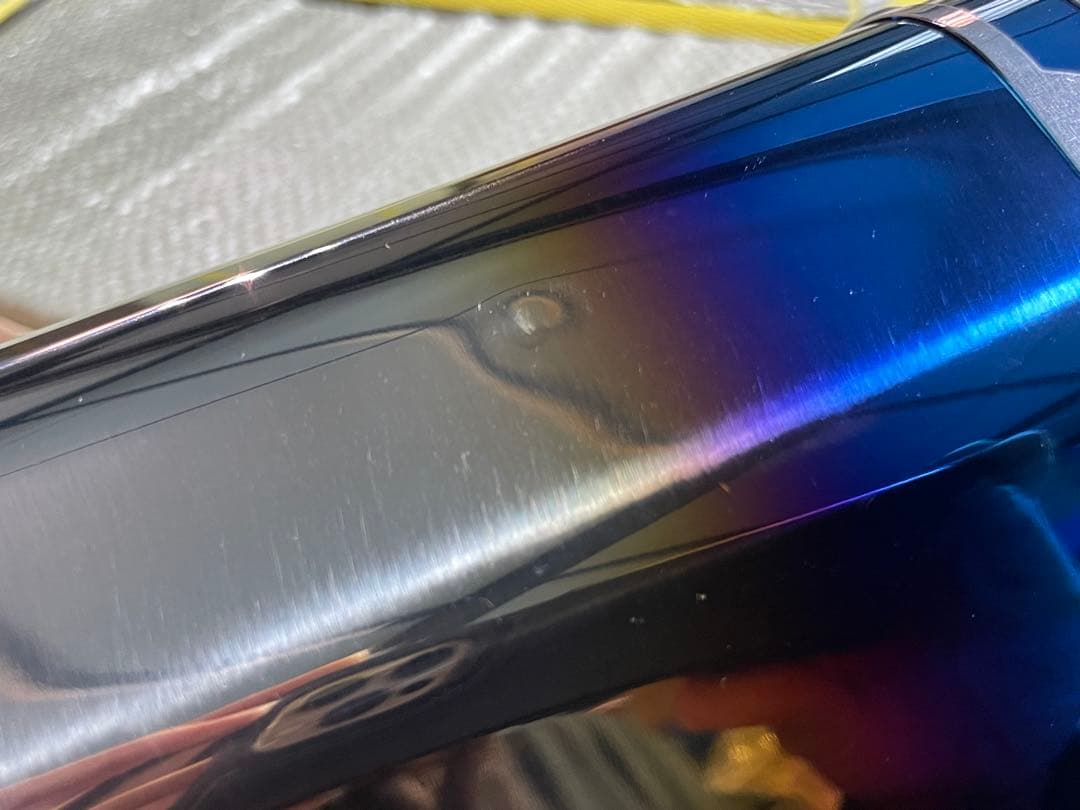 スリップオン チタン焼きカラーマフラーサイレンサー CB400SF NC42用