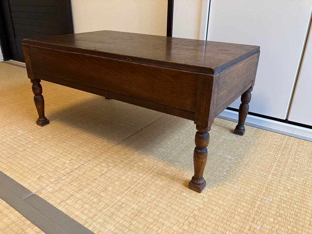 昭和レトロ 文机 座卓 ローテーブル 机 アンティーク ちゃぶ台　古家具