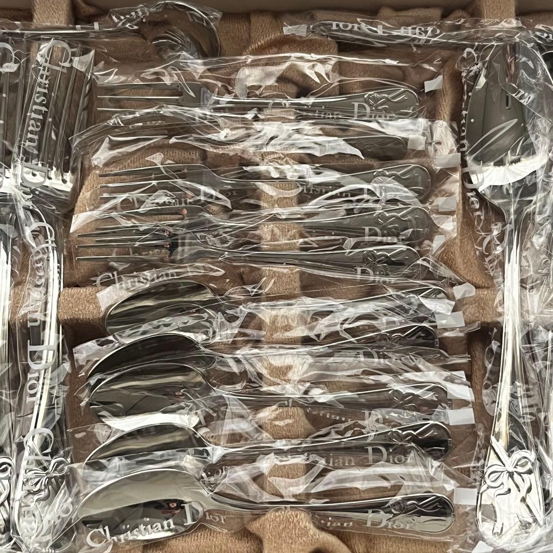 クリスチャン ディオール 18-18ステンレス カトラリー フォーク スプーン