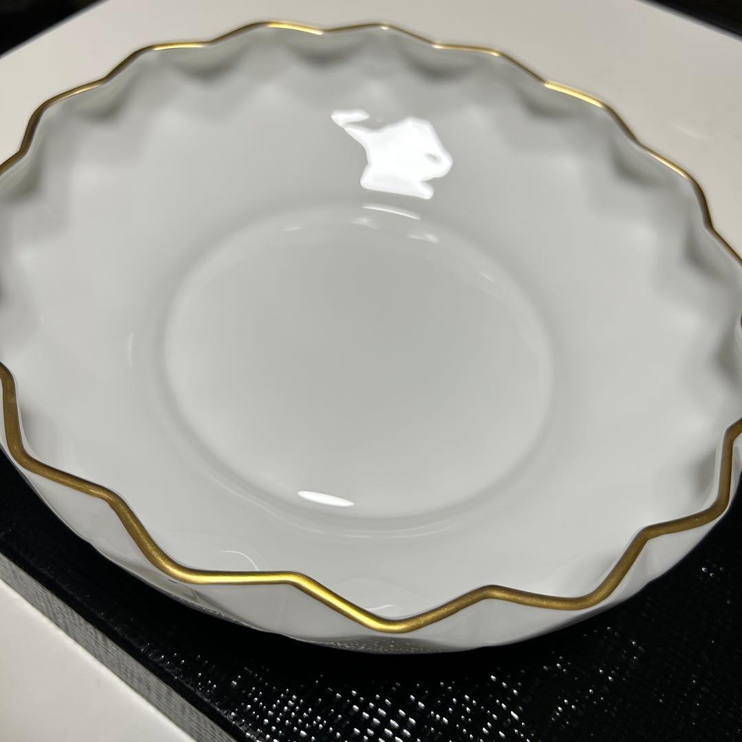 美品◆希少品　オールド大倉陶園 ゴールドライン25cm皿　ヴィンテージ食器