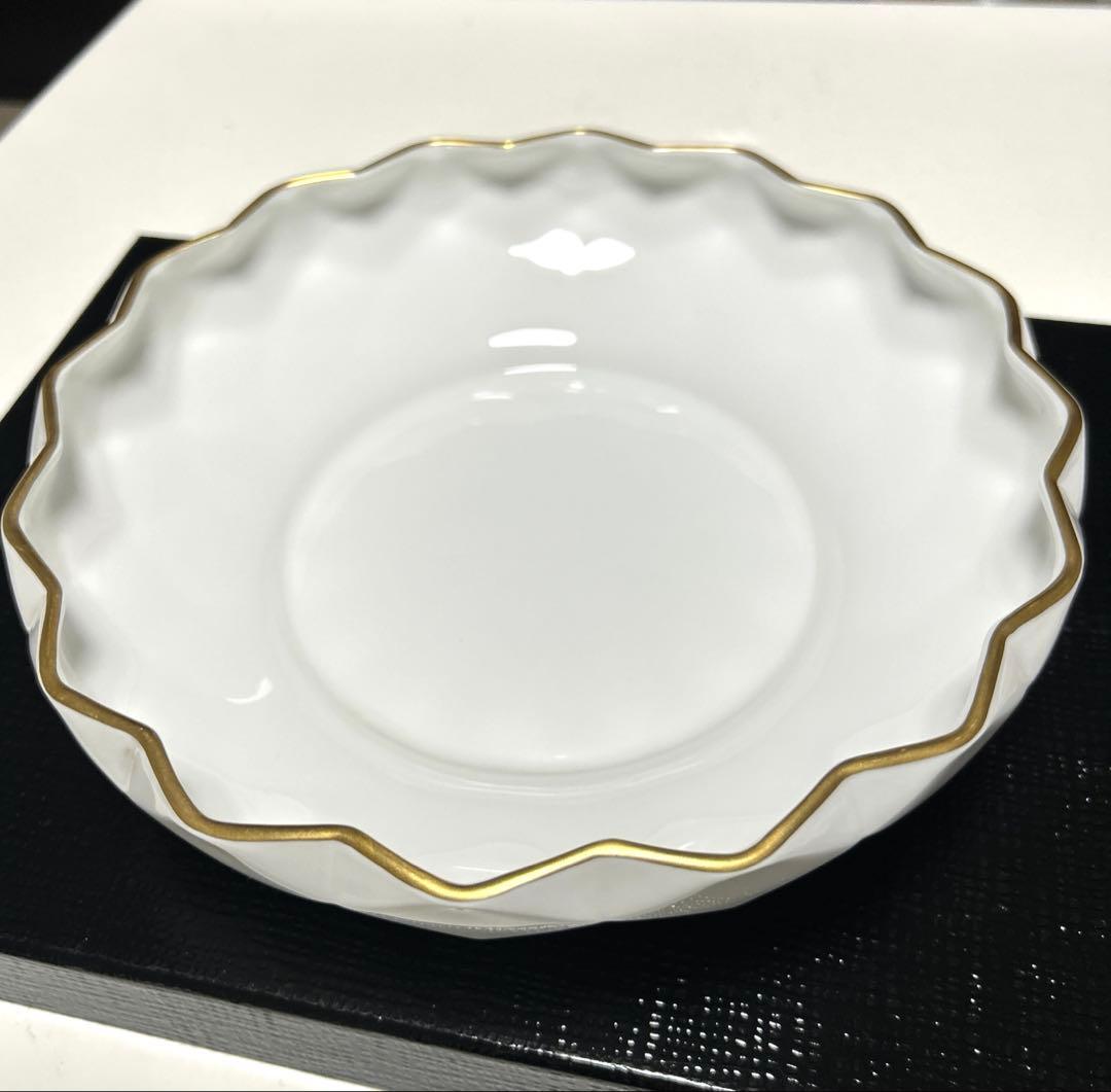美品◆希少品　オールド大倉陶園 ゴールドライン25cm皿　ヴィンテージ食器