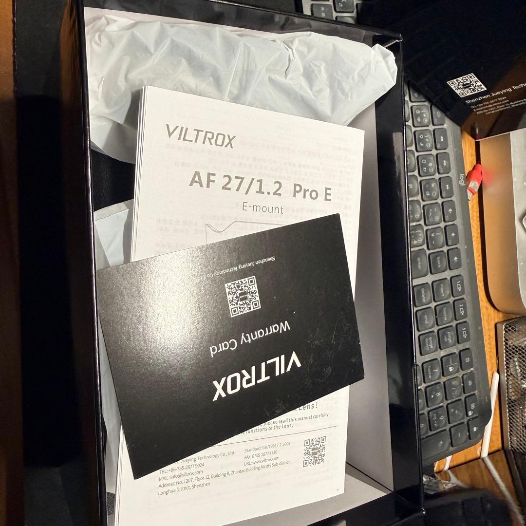 Viltrox AF 27mm F1.2 Eマウントレンズ