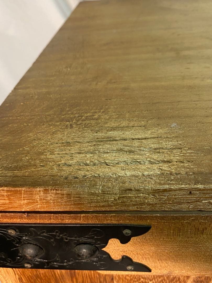 2794❣️ 桐箪笥 小型収納棚 3段 衣装ダンス 着物 チェスト 観音開き