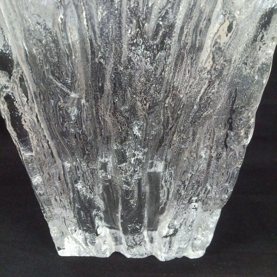 昭和レトロ/高級クリスタルマツガオカ花瓶769