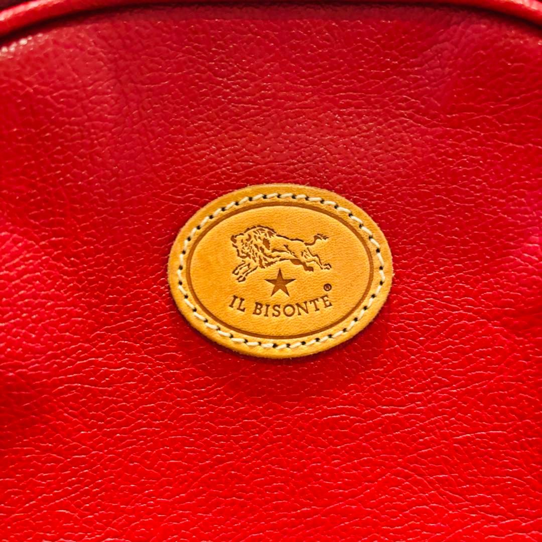 イルビゾンテ クロスボディバッグ レッド 正規品