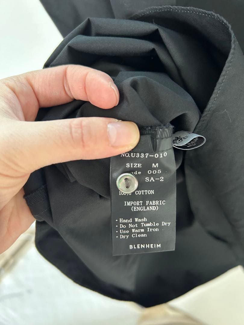 こぐま様　BLENHEIM ブレインヘイム シャツ バックリボン ハイネック