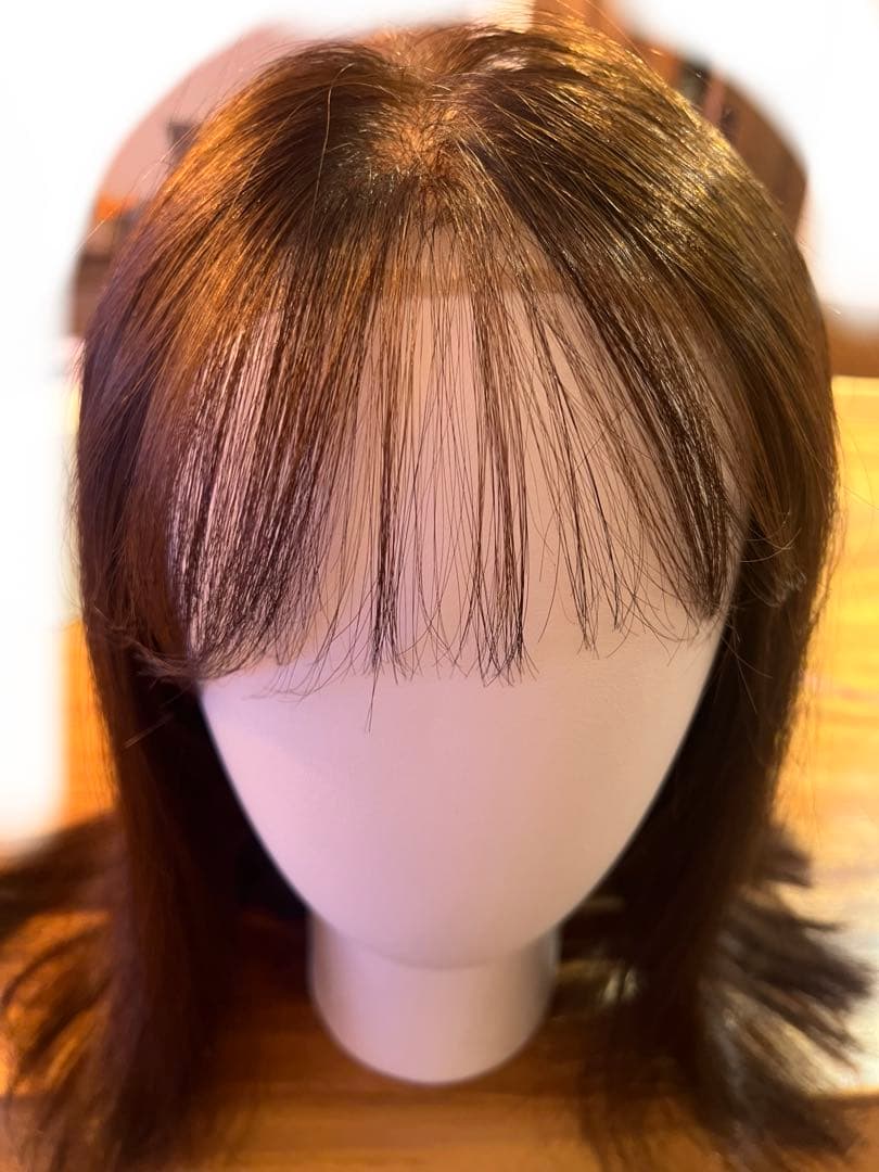 値下げOK!百合子ウィッグ☆FTレースタイプ45cm ナチュラルブラウン 医療用