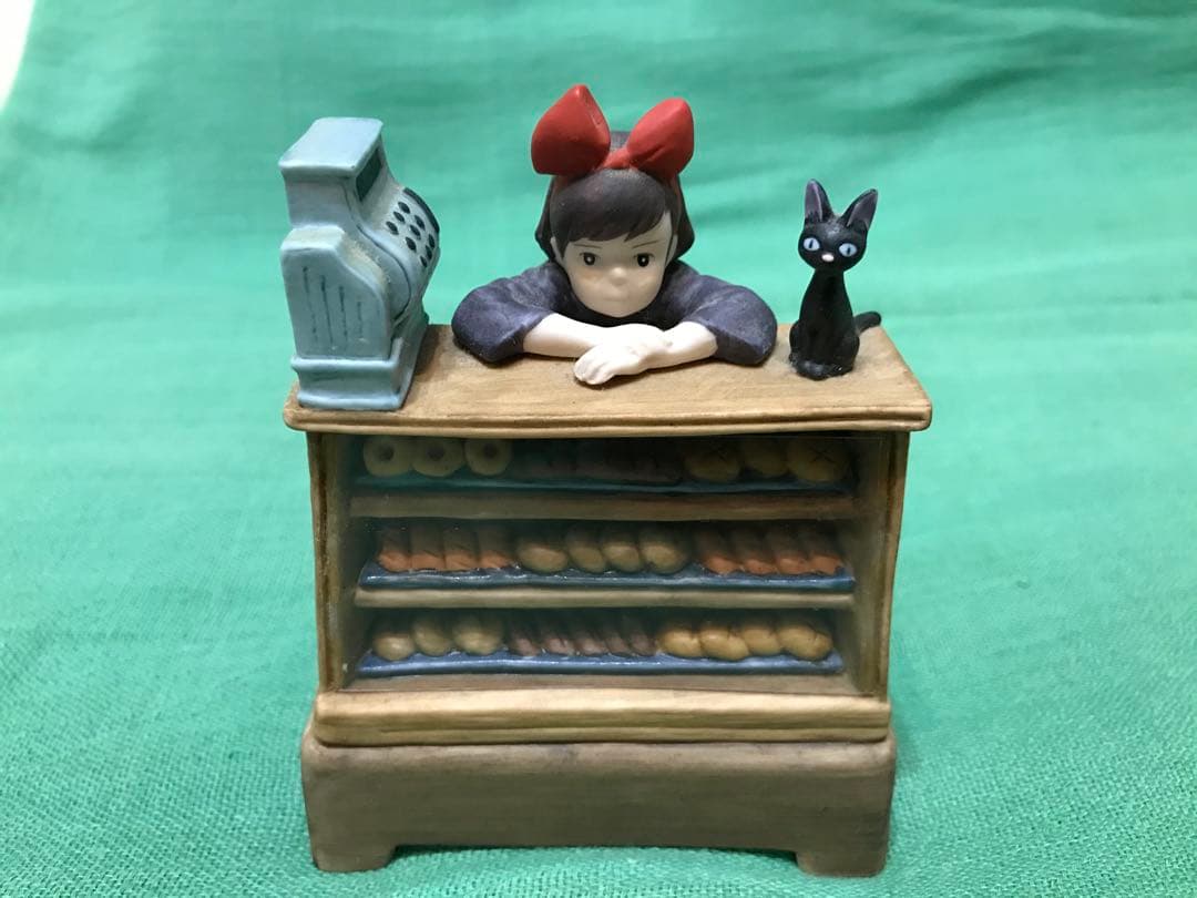 セキグチ ジブリ オルゴールコレクション キキ店番 魔女の宅急便　陶器　ドール