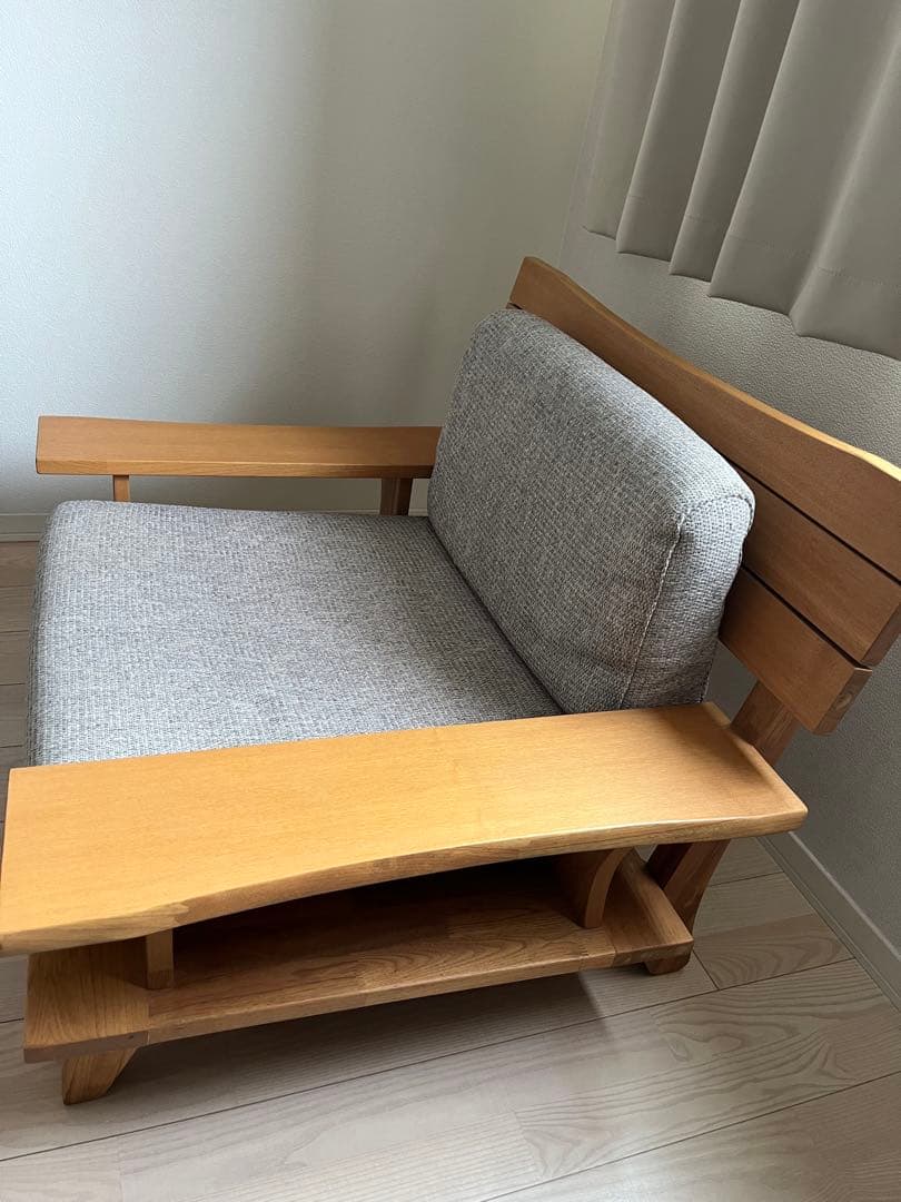 ニトリ　 1人掛けソファ 布