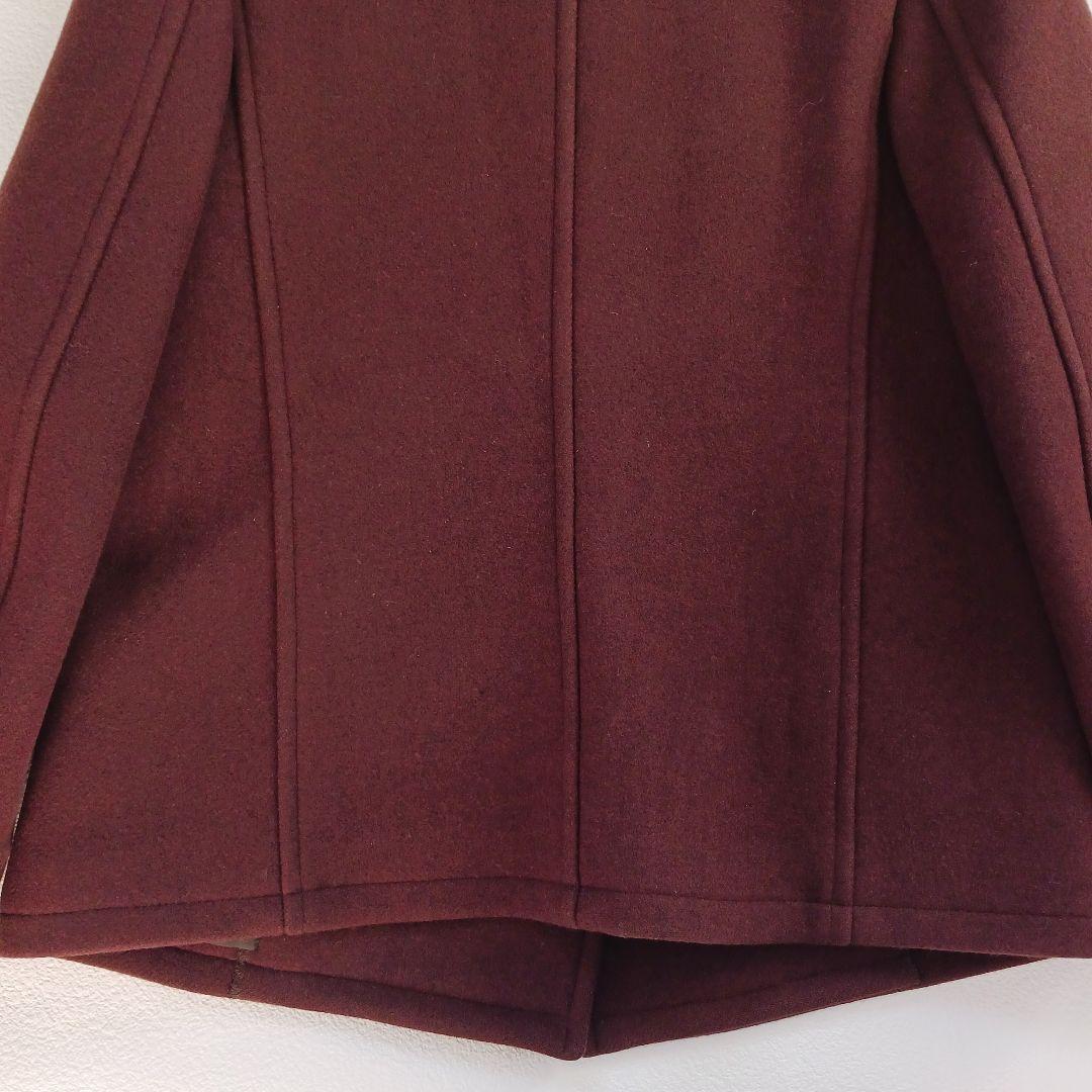 極美品♬　マーガレットハウエル　ウールコート　Pコート　ブラウン　サイズⅡ