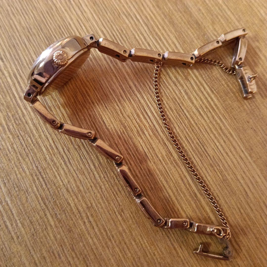 agete ゴールド 腕時計 ソーラー