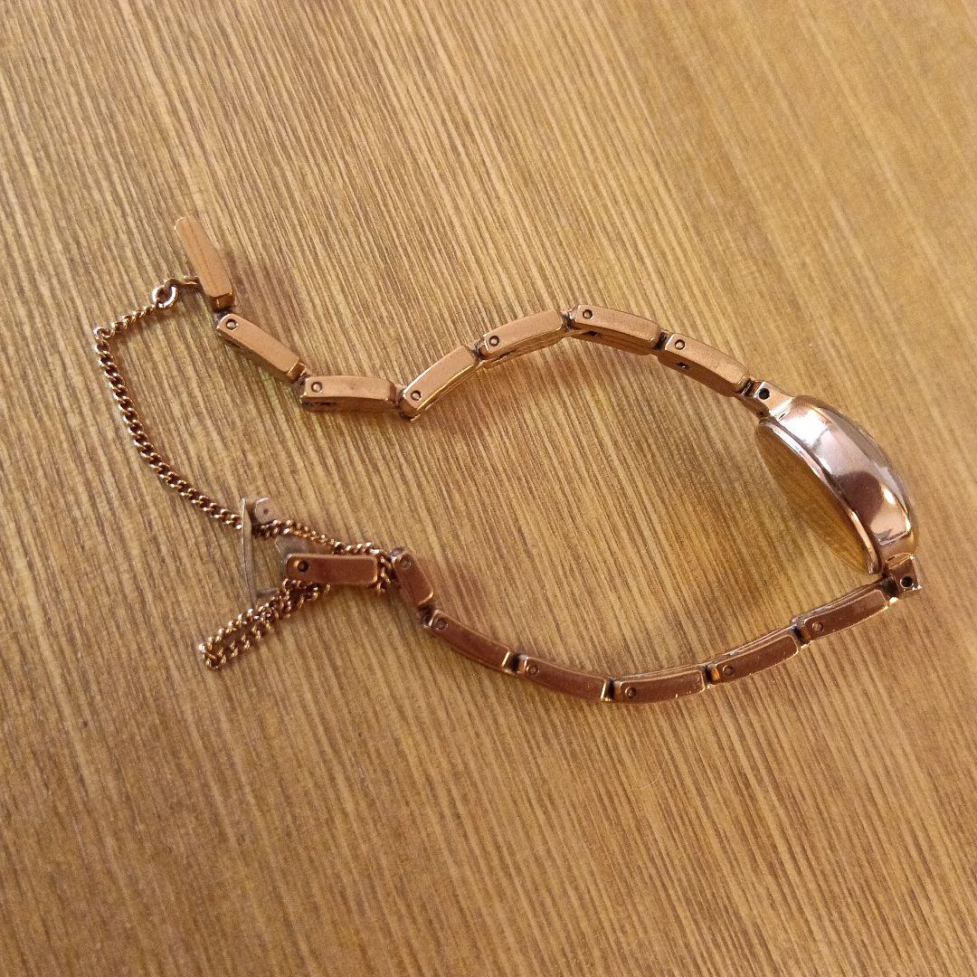 agete ゴールド 腕時計 ソーラー