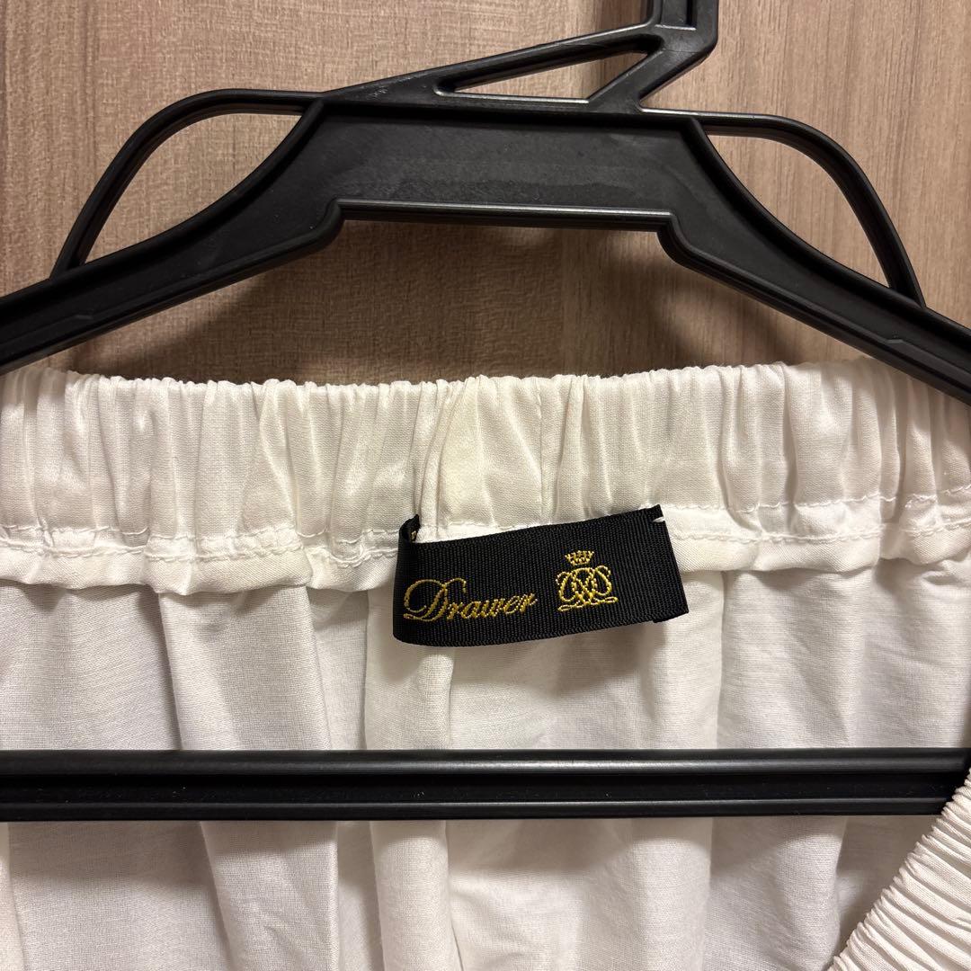 Drawer 22AW コットンシルクブラウス ホワイト eclat掲載