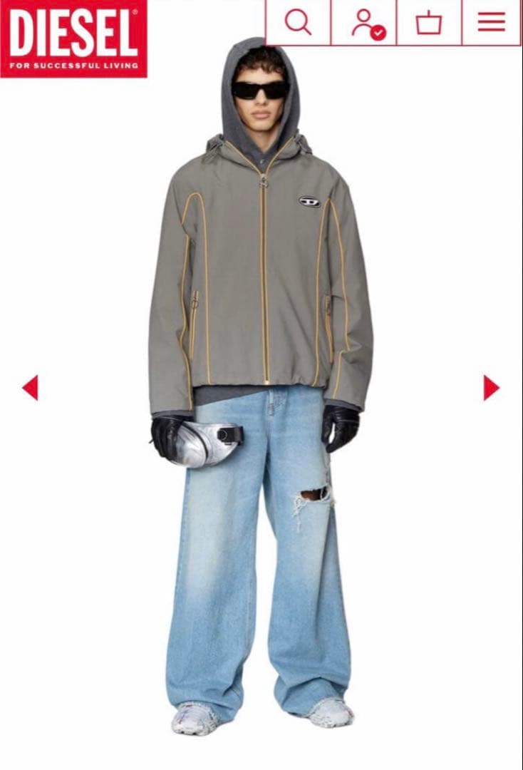 【最安値】DIESEL 23SS ナイロンジャケット