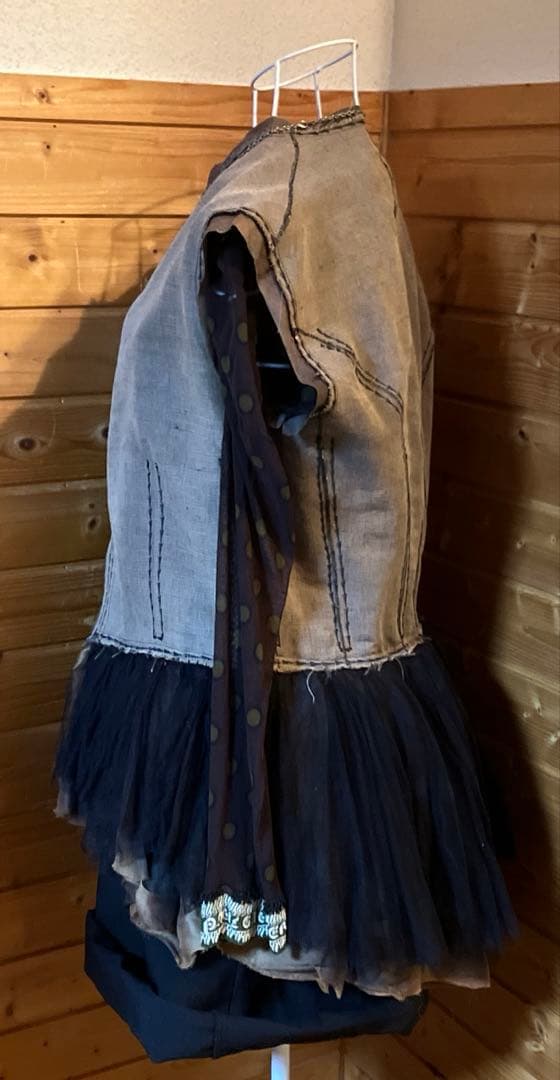 マルクルビアン　ティアードパワーネット　ノースリーブ　ジレ　トップス48