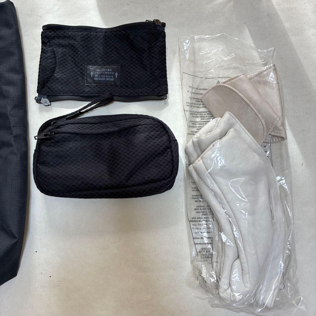 Nuna 抱っこ紐 黒 メッシュ　KATOJI カドルクリック