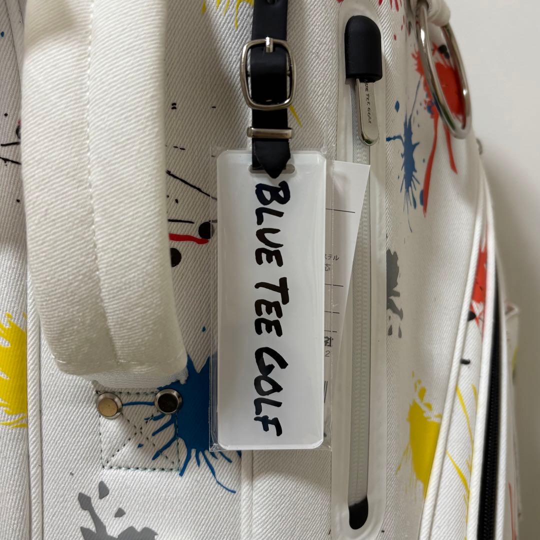 BLUE TEE GOLF デニムキャディバッグ フード・ヘッドカバー付き