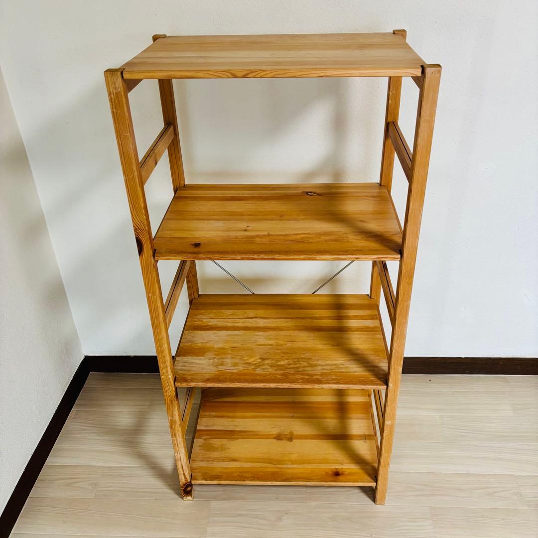 無印良品 MUJI木製棚 ユニットシェルフ 4段　送料込み